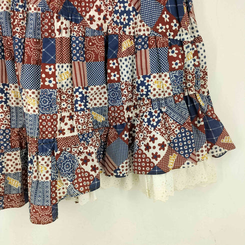 BETTY'S BLUE デニム パッチワークスカート レディース  M